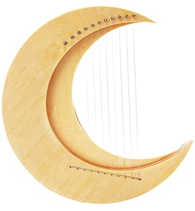 Lyra, 15-saitig, tragbar, 8-saitig, kleine Harfe, Anfänger, Massivholzfurnier, Lyra, 11-Ton-Lyre, Lyra, Harfe für Anfänger