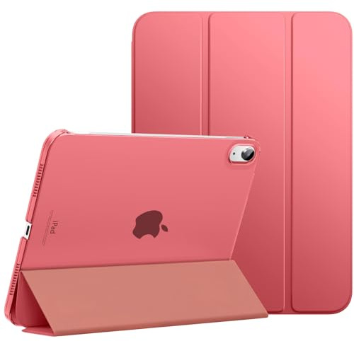 MoKo Hülle für iPad (A16) 11. Generation, iPad 10. Gen, Null | Für iPad11/10.9 Zoll Hülle 2025/2022,Schlanke Stand Schutzhülle mit Hart PC Transluzenter Rückseite, Unterstützt Touch ID