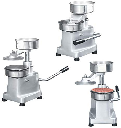 Rantry Pressa per hamburger con 500 cartine in alluminio, 13 cm, utensili da cucina
