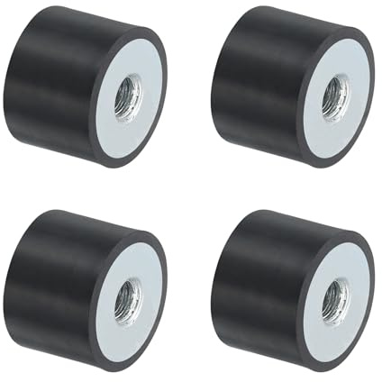 QUARKZMAN 4 Stück 20 x 15mm M6 Gummidämpfer, Multi-Typ-Gummipuffer,Schwingungsdämpfer für Motorraum und Luftkompressoren