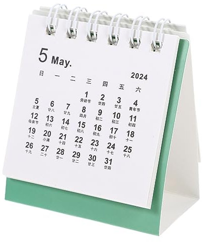 HONMEET Desktop Kalender Kreativer Tischkalender Für Home Office Und Schule Design Zur Einfachen Planung Stabil Und Langlebig Als Für Freunde Und Familie