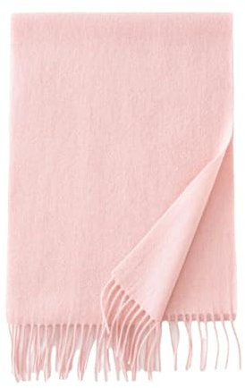 CMZYBBD Schal Unisex Wollschal Für Herbst & Winter - Dicke, Warme Nackenwickel Und Schal, Einfache Eleganz Für Männer Und Frauen-pink-a-180 * 30 cm
