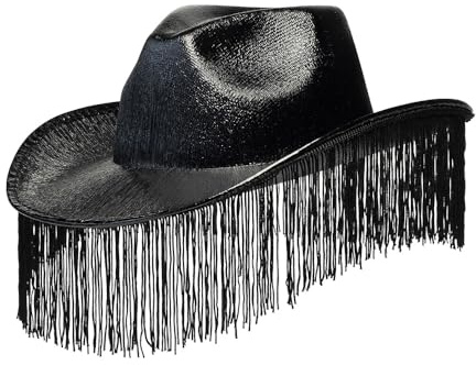 Boland - Chapeau de cowboy Fabulous pour costumes de carnaval, fête à thème, western, Noir