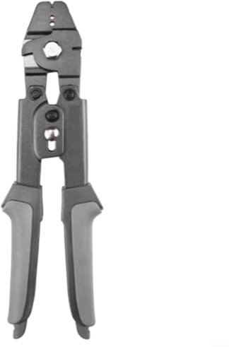 Strumento di crimpatura per funi metalliche fino a 2,2 mm, versatile pinza crimpatrice per funi metalliche da pesca con manicotto ad anello in alluminio, impugnatura antiscivolo