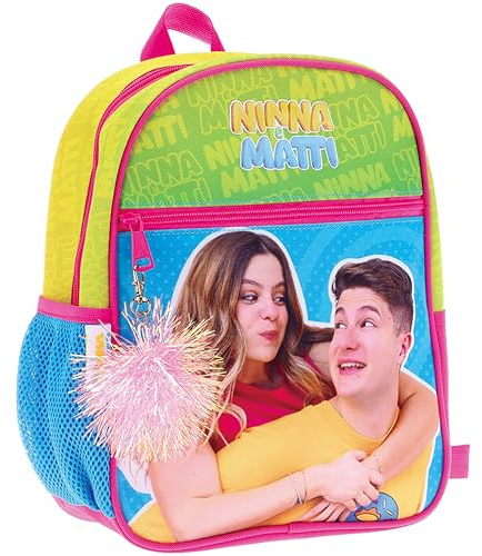 NINNA e MATTI Mochila Guardería Infantil Mochila Niña Mochila Niño 2025-2026, 27x22x10 cm