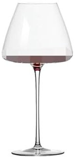 Verre à vin Burdy fait à la main, tasse à gros ventre haut