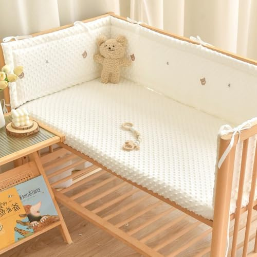 PTKG Chichonera Plegable con Bordes Acolchados ProteccióN Integral Revestimiento de Caja Suave Transpirable Alfombra AnticolisióN Barrera Cama NiñOs Alfombra AnticolisióN,A5,180 * 28cm