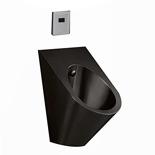 Urinario de pared, inodoro de acero inoxidable para el hogar, inodoro vertical con sensor inteligente de pared, inodoros públicos comerciales de drenaje pequeño fáciles de usar, para hogares
