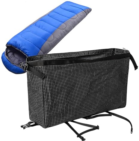 Genérico de equipo para exteriores, de almacenamiento de mochila expandible, organizador impermeable con estructura fuerte, de accesorios de utilidad resistente, con estilo compacto,
