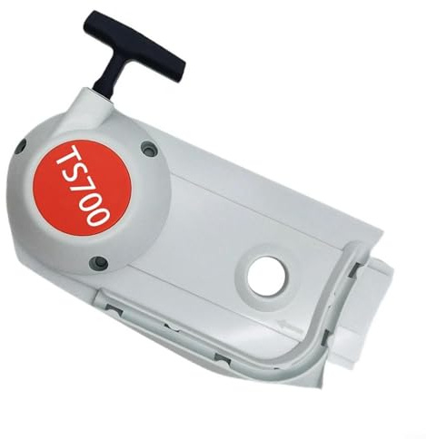 42241900306 Avviatore a strappo per sega troncatrice TS700 Parte di ricambio in plastica 14,5 cm bianco arancione per sega per calcestruzzo