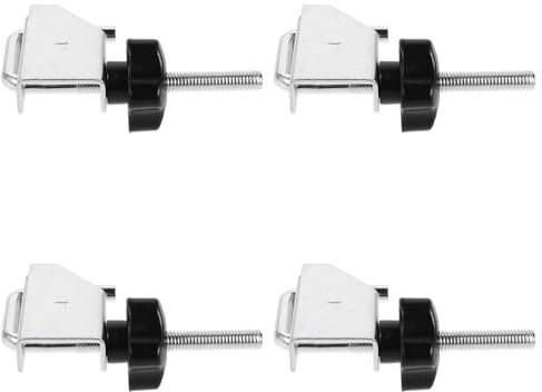 JUMPLAWN 4 Pièces Pince à Pincer Les Tuyaux de Voiture en Alliage et Plastique, Collier de Serrage de U pour Durite Essence et Radiateur, Pression Uniforme et Utilisation Sûre