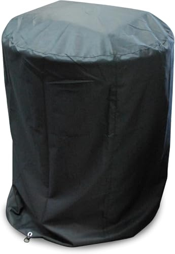 Runde große Polyester-Abdeckung – bietet Schutz für Grills, sichert den Grill vor Wetter, unverzichtbar für die Aufrechterhaltung des Grills in perfektem Zustand – Polyester, Durchmesser 90 x 120 cm