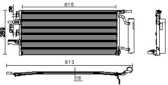 MAHLE AC 893 000P Condenseur climatisation avec déshydrateur