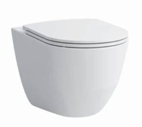 LAUFEN PRO Wand-Tiefspül-WC Comfort, spülrandlos, 360x560mm, verdeckte Befestigung, H8219624000001, Farbe: Weiß