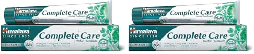 Himalaya Crema de dientes Herbals Dental Cream (ZAHN CREME), 100 g, antiinflamatoria, antihinchazón, protección de las encías, cuidado dental, higiene (el embalaje puede variar) (Paquete de 2)