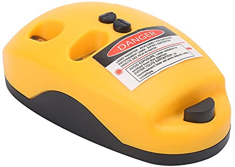 Lwuey Livella Laser Mouse, 2 Linee Verticale Orizzontale Linea a Infrarossi Livello Tipo Strumento Misura Angolo Retto Efficiente Misurazione Adatta per Righello Decorazione Casa con Verticali