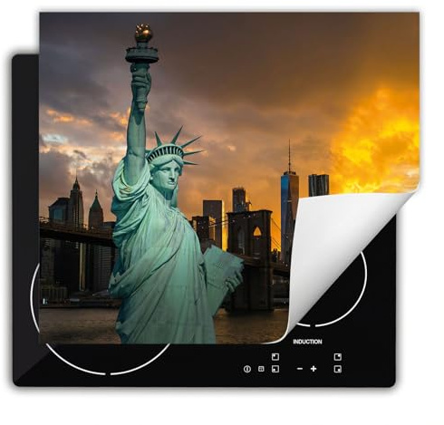 DarHaus Copri Piano Cottura Induzione 60x52 cm Coprifornelli Fornello Proteggi Tutto per la Cucina Fornelli - Città - New York
