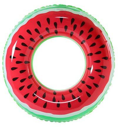 JYJLLM is a watermelon colored swimming ring that is suitable for both adults and children in swimming pools. It comes in two sizes, with a thickened design that does not fade.baby swimming (children)