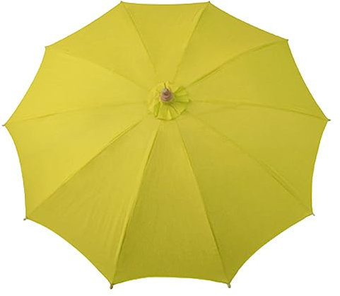 RUHEN Parasol de Jardin Parapluie de Patio en Bambou Parapluie de Soleil Portable Parapluie de Plage léger Parapluie de marché de Table extérieure pour la décoration de la Maison