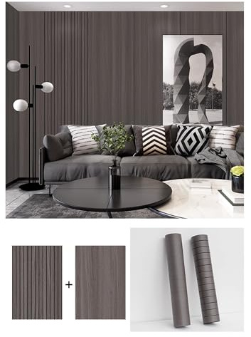 Wood Grain Wall Cladding and Covering,Wall Sticker Wall Planks,Self-Adhesive Soundproof Wall Panel Paneling Sheets for Walls and Ceilings(Wood grain 3)