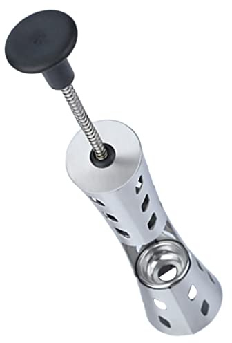 UTHCLO Dénoyauteur Manuel Acier Inoxydable pour Cerises et Dattes Outil Ergonomique à Ressort Automatique Adapté Fruits Secs et Accessoire Cuisine Pratique et Facile à Nettoyer