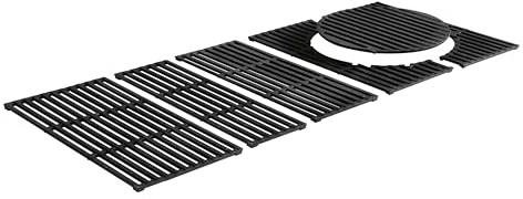 Enders® Switch Grid Rost-in-Rost System Gusseisen, für Enders® Hyde 6, Grill-Zubehör, Grillrost, 6-Brenner, optionale Einsätze, Sear Grate, Pizzastein, Pfanne und Geflügelbräter,#7807
