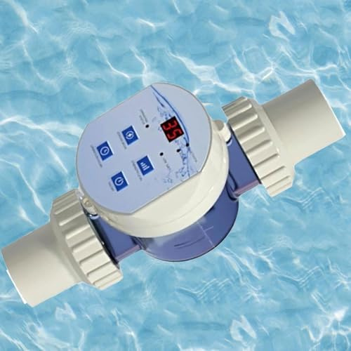 Générateur de Chlore au sel, système de génération de Chlore au sel, chlorinateur électrolytique à Eau salée avec Panneau numérique Intelligent et Alarme(10g/h)