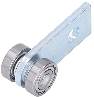 Trolley Assembly 2 Wheel, Heavy Duty Trolley Rollers, Carbon Steel Stainless Steel Trolley Assembly with 2 Bearing Rollers for Taller Strut Channel, Smooth Running Galvanized Wheel
