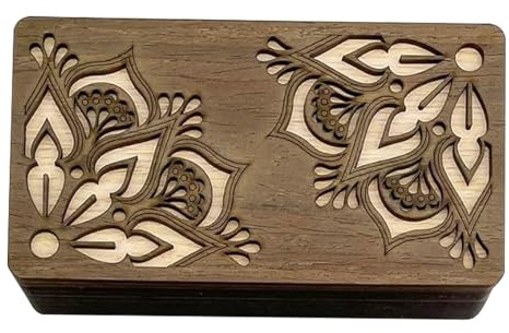 Perlenbretter Für Schmuck – Sortiertablett Aus Holz, Perlenaufbewahrungsorganisator, Magnetischer Nadelhalter Mit Deckel | Bastelbedarfsbehälter, Schmuckherstellungs-Arbeitsbereichssystem Für Kunsthan