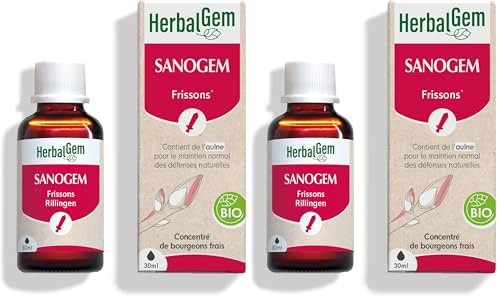HerbalGem Sanogem Bio Complexe défense forte Stop aux agressions extérieures Gemmothérapie Concentrée 30 ml (Lot de 2)