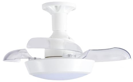 Asixxsix Deckenventilator mit Licht, dimmbare LED-Fassung mit Memory-Funktion und Fernbedienung, starker Luftstrom, 3 Geschwindigkeitsstufen und 3 Farbtemperaturen, für Schlafzimmer