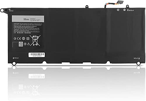 JD25G 90V7W JHXPY 5K9CP DIN02 090V7W 0DRRP Batteria per laptop | Sostituzione per Dell XPS 13 XPS13 13D XPS13D 13-9343 13-9350 13D-9343 13D-9343-1808T 3708 XPS13-9350-D1608 D1508G(7.6V 56Wh)