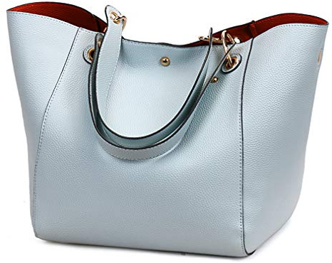 Pahajim Large Tote Bags for Women PU Leather Shoulder Bag Simple Ladies Handbags with Inner Pocket for Work,Shopping,Daily Use