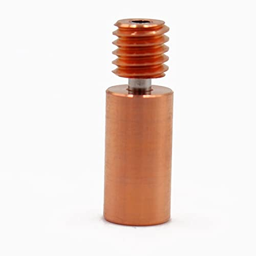 CHENJIAO Druckerzubehör Für M7 Gewinde Bi-Metall Heatbreak super glatt Bimetall Heatbreak für E3D V6 Hotend für Prusa i3 MK3 Break 1,75 MM Filament (Color : Smooth Version, Size : 3PCS)