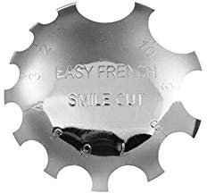 Easy French Smile Cut Line Kantenschneider Maniküre Nail Art Schablonen Werkzeuge Langlebige Edelstahl Modedesign