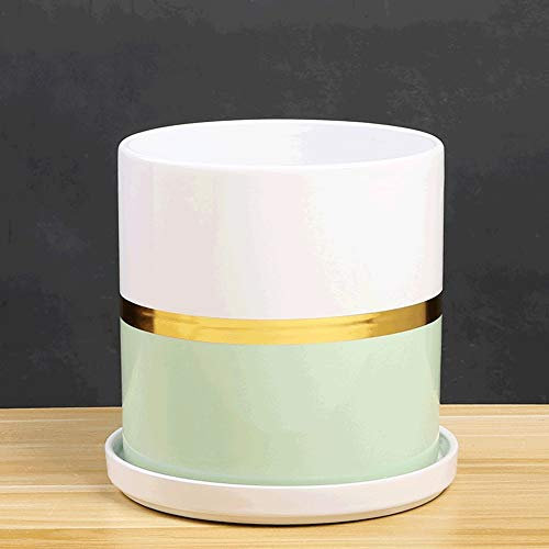 GImLY Sukkulenten Blumentopf mit Loch Kreativer Stil Keramik Blumentopf Pflanzer Mini Sukkulente Topfblumen Pflanzen Heimdekoration Geschenke/Bürodekoration