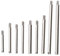 10 Größen Uhrenarmband-Stift-Reibungsstange, Uhrenarmband-Schraubenset, Reparaturwerkzeug-Zubehör, Mikro-Präzisionsschraubendreher, Ersatzklingen für Uhrenreparatur (50 Stück)