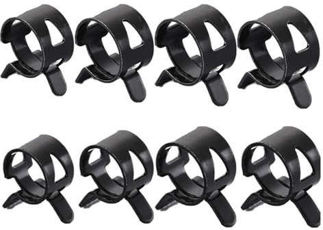 YSRWTBBA 10 Stück Kraftstoffschlauch-Federklemmen-Clips Leitungsschlauch Wasserrohr Luftschlauchklemmen Befestigungselement 6-22 mm Rohrklemme for Sanitär(M10)