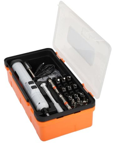 KITANDOVE 1set Cacciaviti Elettrici Ricaricabili Con Trapano Multi-funzione Utensili Per Progetti Fai Da Te e Riparazioni Domestiche Design Ergonomico e Batteria