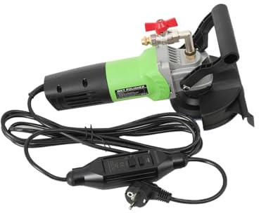 Lfhelper Nass Steinschleifer 800W Nasspolierer Schleifmaschine 6-Gang Einstellbare Nassschleifer Betonmaschine mit 7stk 4 Zoll Nassschleifscheiben für Granit Marmor Stein, G1/4 Wasserinjektionslöcher