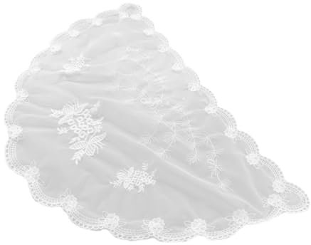 XANHOY Vintage Stickerei Blumenschleier Kopfbedeckung Brautschleier Kopfbedeckung für formelle Veranstaltungen