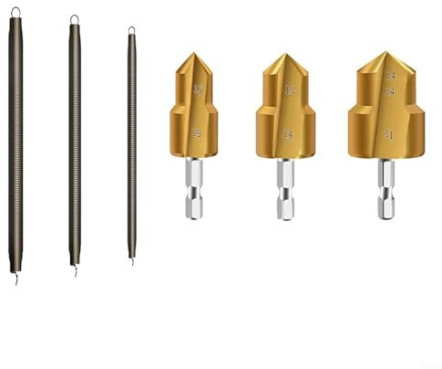 Fauhapyway 3PCS filo tubo molla bender, passo trapano bit infila tubo manuale per tubi in plastica PVC PPR