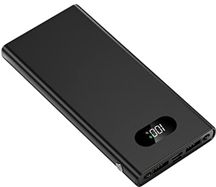 Power Bank, Power Bank Super Fast Charging PD22.5W Lega di alluminio sottile 20000 mAh (Colore: Nero, Dimensioni: 20000 mAh)