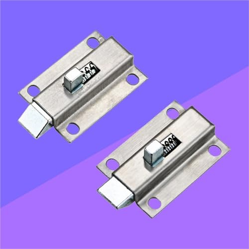 Pasador telescópico con resorte interior de acero inoxidable for pernos de puerta de hierro pestillos bisagras 1 Uds(Front)