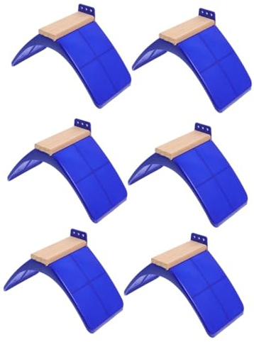Abaodam 6stücke Taubenständer Holz Bogenbrücken-Design Für Tauben Und Papageien Stabiler Stand Ausreichend Platz Der Oberfläche Langlebiges Material Für Sicheren Und Bequemen Ruheplatz