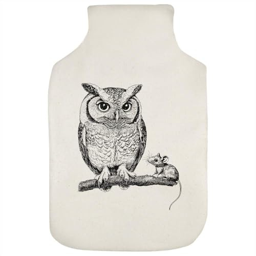 Azeeda 'Eule mit Maus' Wärmflaschenbezug (HW00037164)