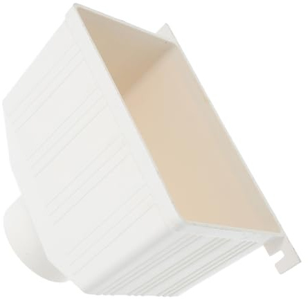 Gatuida Deviatore Per Grondaia Pvc Quadrato 75x50 Mm Per Drenaggio Acqua Piovana Villa Connettore Grondaia Esterna Per Prevenzione Danni Fondamenta Casa