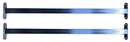 InkVision x2 Barre di Sicurezza per Finestra Regolabili Robuste Antifurto Barriera Protezione Ladri in Acciaio Zincato 710-1200 mm