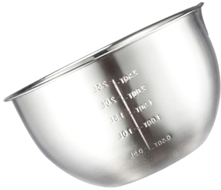 Artibetter Ciotola per Mescolare in Acciaio Inox 12L con Beccuccio Versatore e Scala Graduata Ciotola Versatile per Preparazione Alimenti e Insalate Adatta per Cucina e Pasticceria
