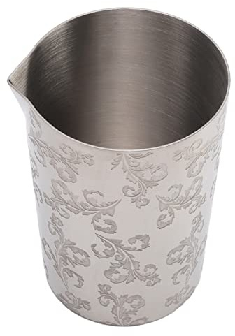 CHICIRIS Cocktail-Rührglas, 304 Edelstahl, Graviertes Barmixer-Rührglas mit Hitzekonservierung, für den Bar- und Heimgebrauch